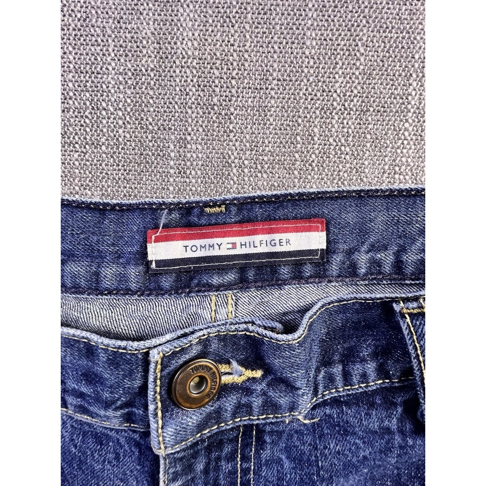 Tommy‎ Hilfiger Jeans Men's 36x32 Blue Straight Relaxed Preppy City Medium Wash - Picture 3 of 13
